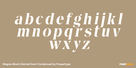 Magres Black Slanted Semi Condensed Thumbnail #3