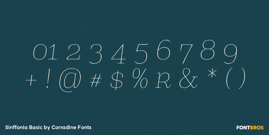Sinffonia Basic Font Poster #4