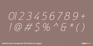 Cabrito Sans Condensed Thin Italic Thumbnail #4