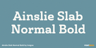 Ainslie Slab Normal Bold Thumbnail #1