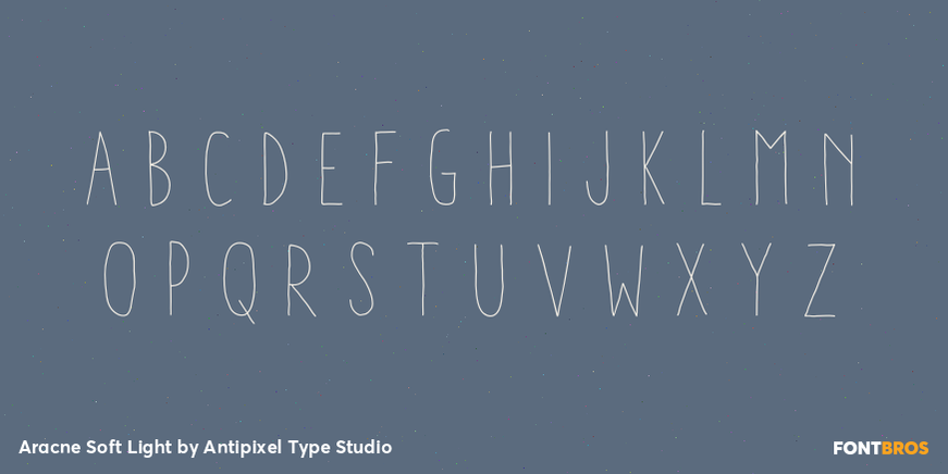 Aracne Soft Light Font Poster #2
