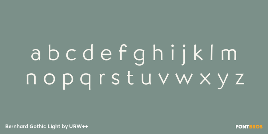 Bernhard Gothic Light Font Poster #3