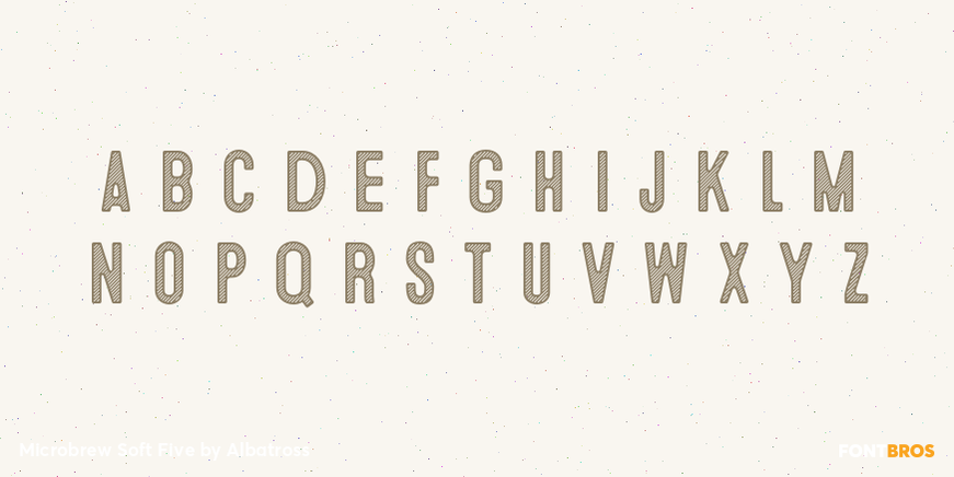 Microbrew Soft Five Font Poster #3