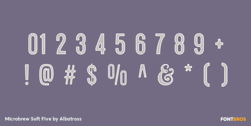 Microbrew Soft Five Font Poster #4