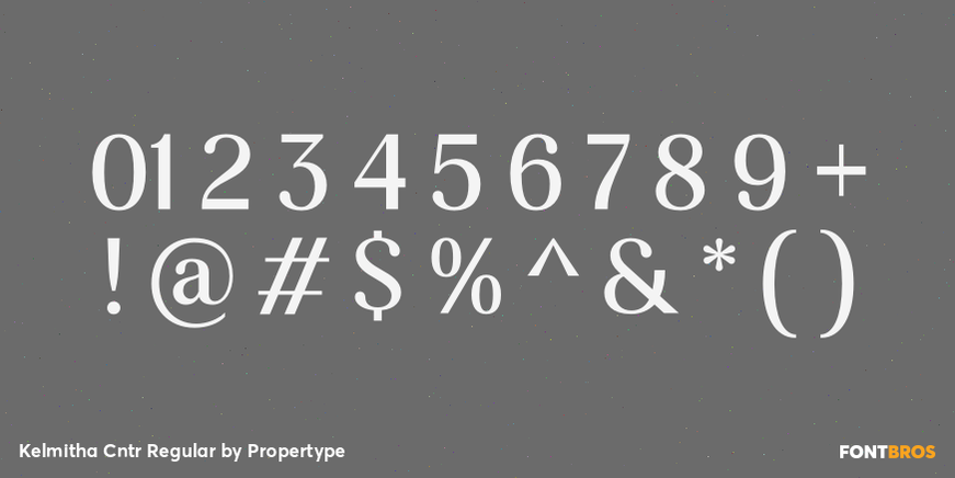 Kelmitha Contrast Regular Font Poster #4