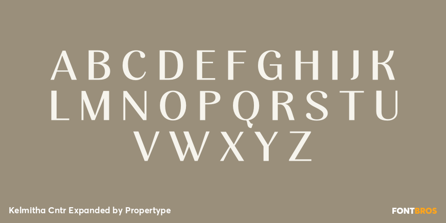 Kelmitha Contrast Expanded Font Poster #2