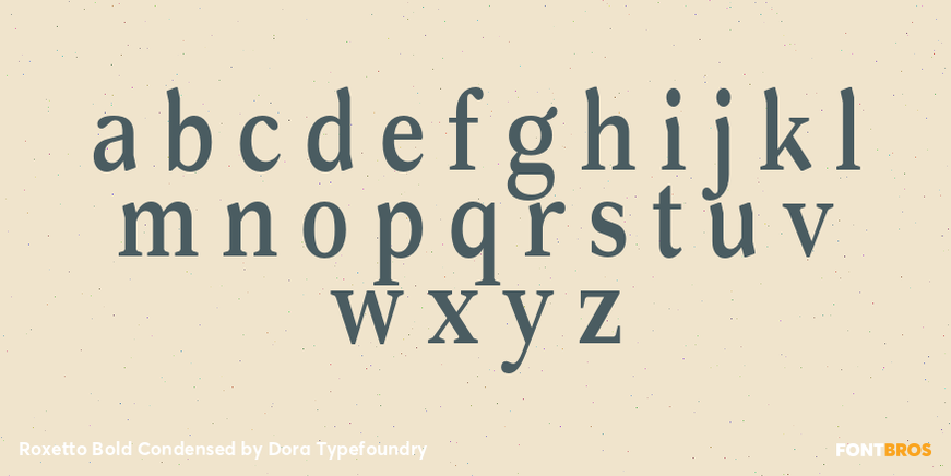 Roxetto Bold Condensed Font Poster #3