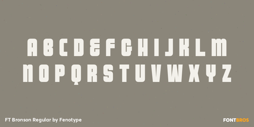 FT Bronson Regular Font Poster #2