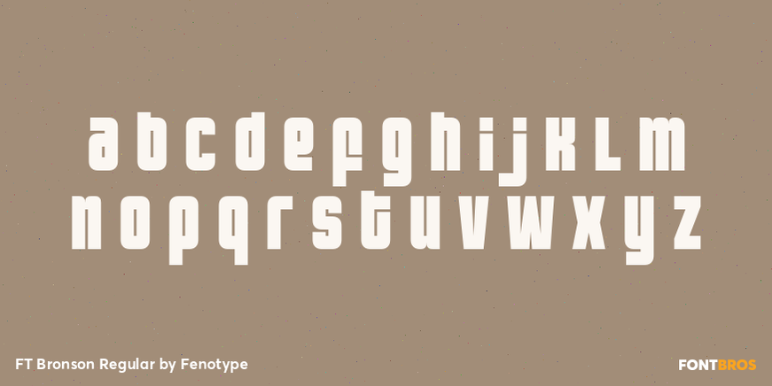 FT Bronson Regular Font Poster #3