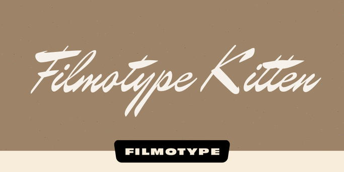 Filmotype Kitten Poster