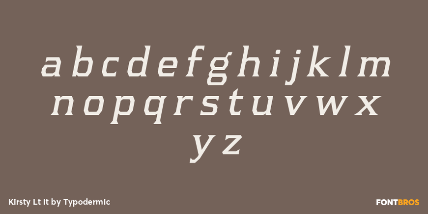 Kirsty Lt It Font Poster #3