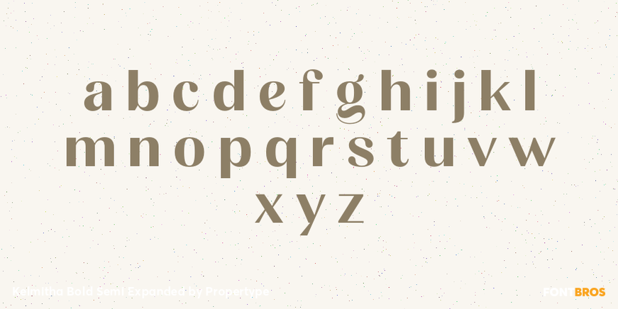 Kelmitha Bold Semi Expanded Font Poster #3