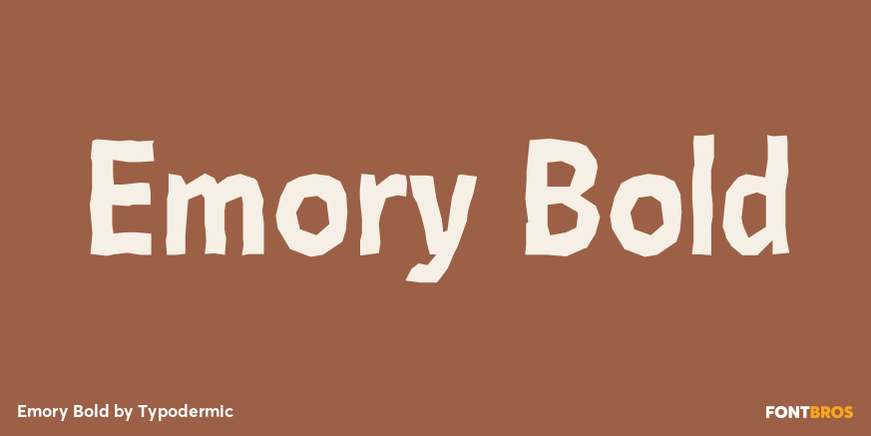 Emory Bold Font Poster #1