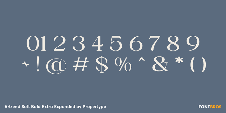 Artrend Soft Bold Extra Expanded Font Poster #4