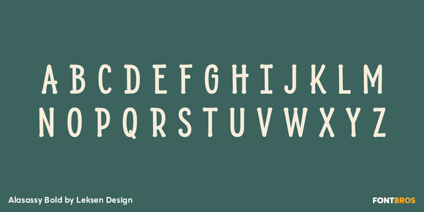 Alasassy Bold Font Poster #2