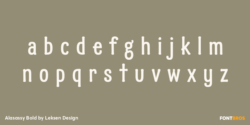 Alasassy Bold Font Poster #3