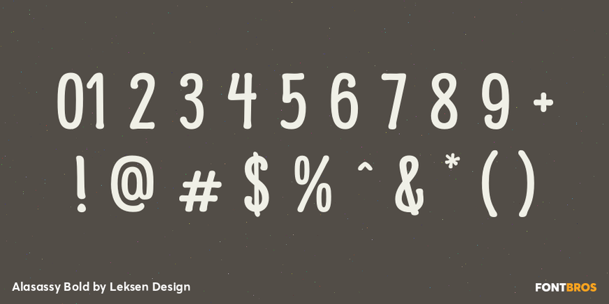 Alasassy Bold Font Poster #4