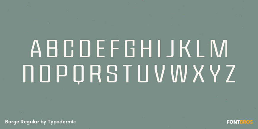 Barge Regular Font Poster #2