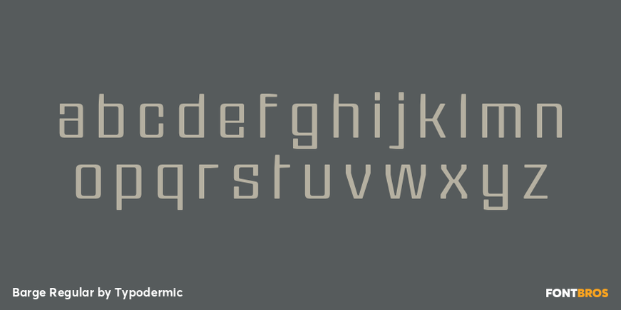 Barge Regular Font Poster #3