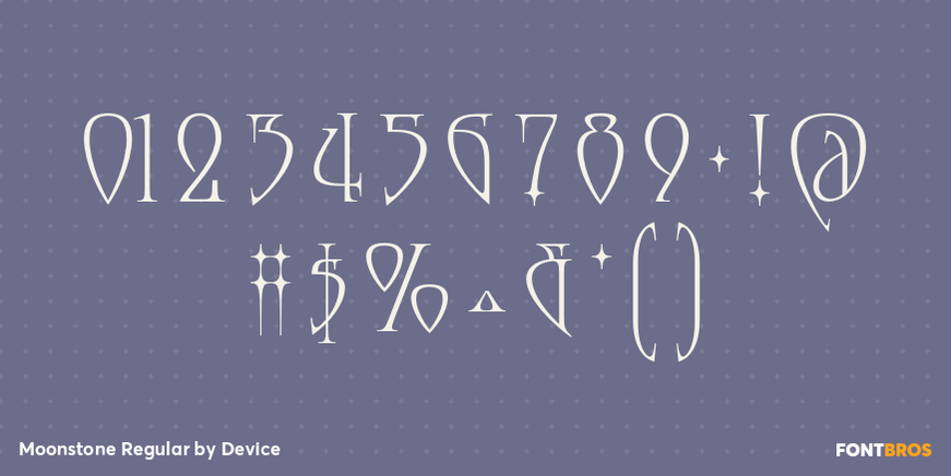 Moonstone Regular Font Poster #4