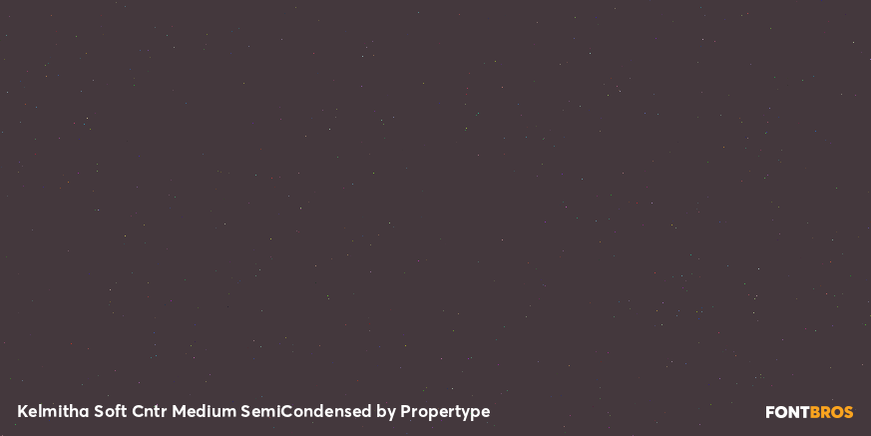 Kelmitha Soft Contrast Medium Semi Condensed Font Poster #2