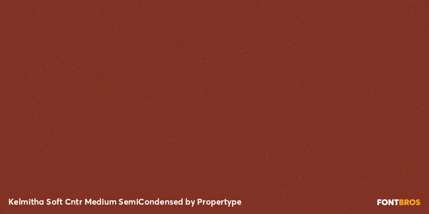 Kelmitha Soft Contrast Medium Semi Condensed Font Poster #3