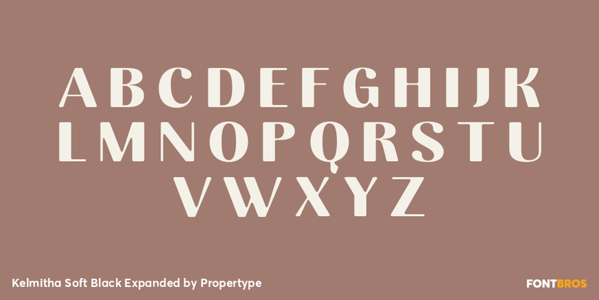 Kelmitha Soft Black Expanded Font Poster #2