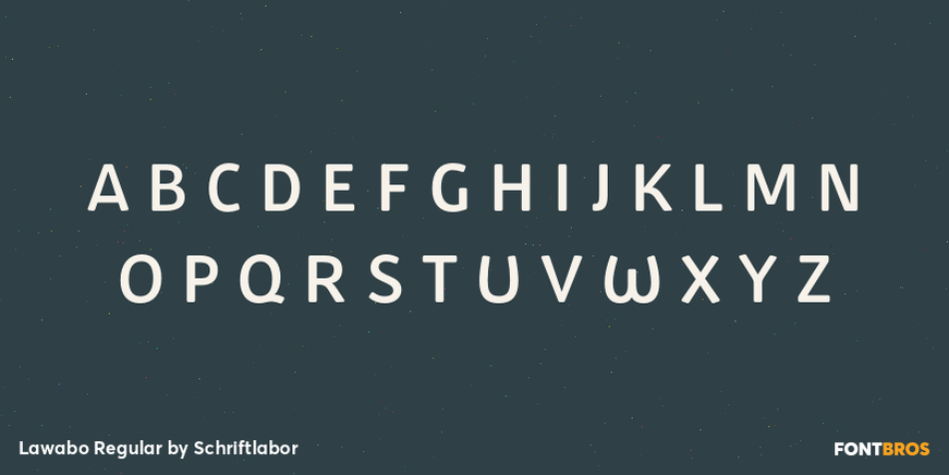 Lawabo Regular Font Poster #2