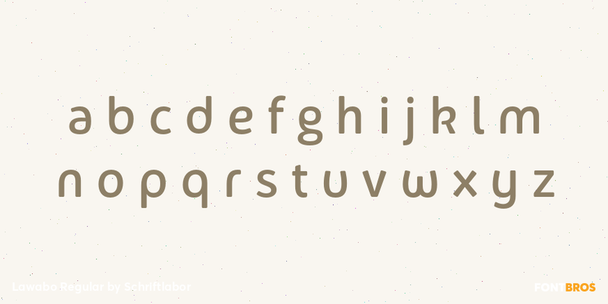 Lawabo Regular Font Poster #3