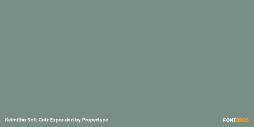 Kelmitha Soft Contrast Expanded Font Poster #2