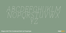 Magres Soft Thin Condensed Italic Thumbnail #2