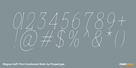 Magres Soft Thin Condensed Italic Thumbnail #4