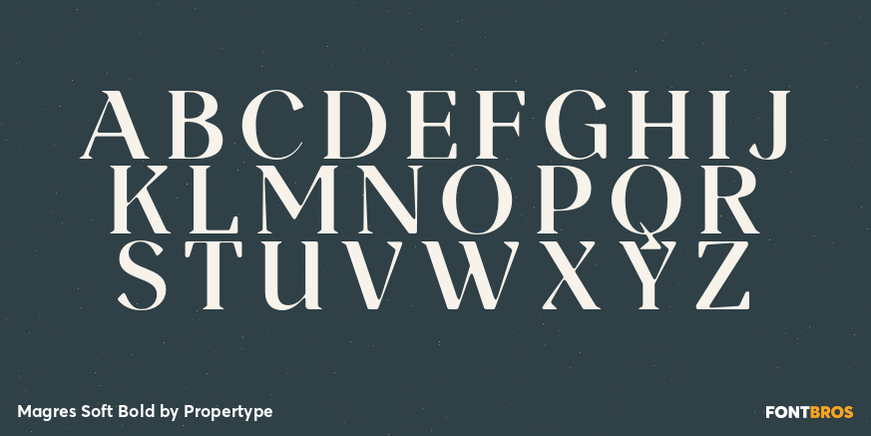 Magres Soft Bold Font Poster #2