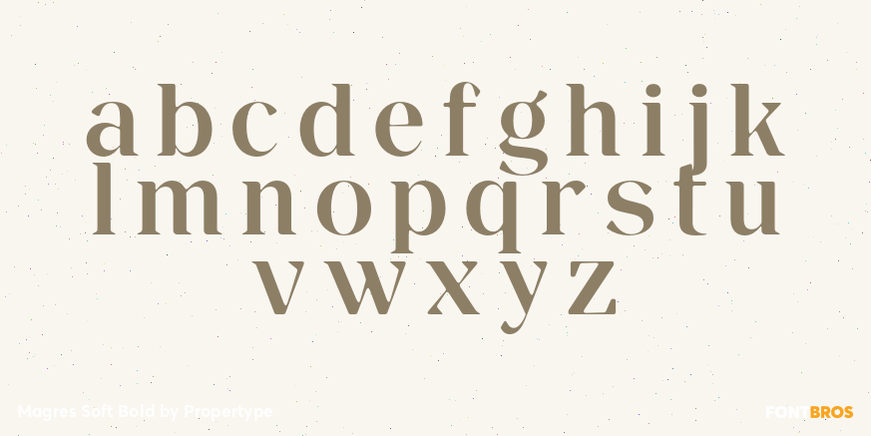 Magres Soft Bold Font Poster #3
