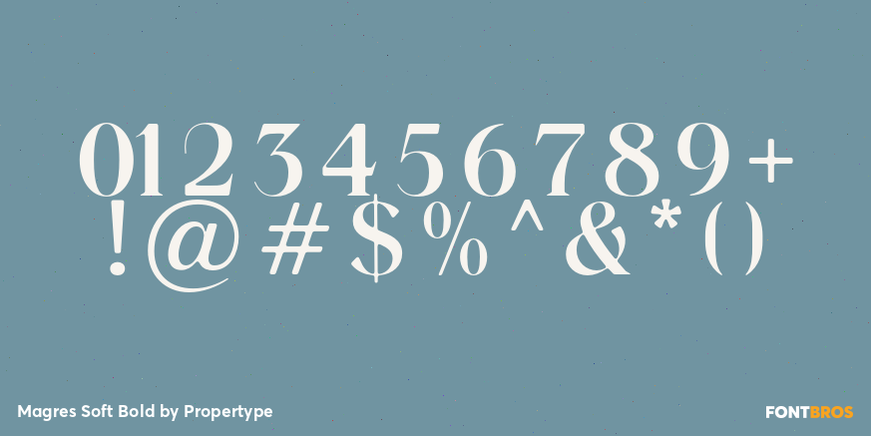 Magres Soft Bold Font Poster #4