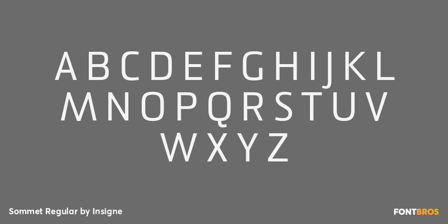 Sommet Regular Font Poster #2