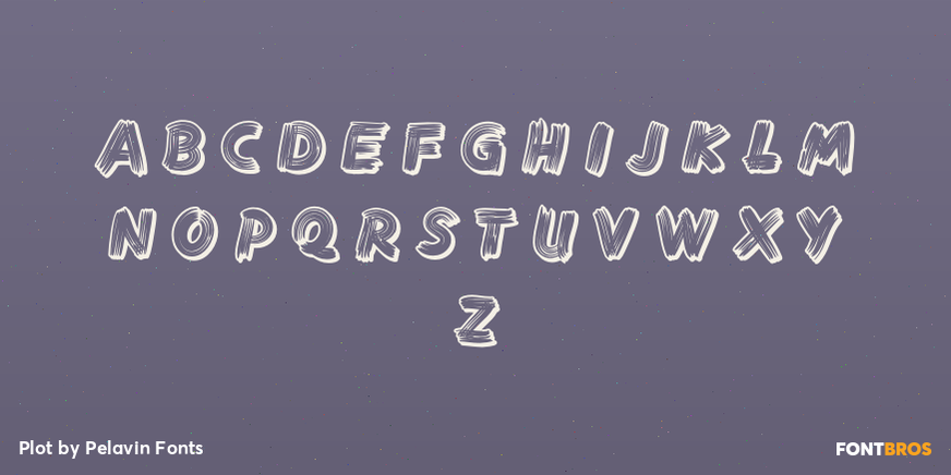 Plot Font Poster #3