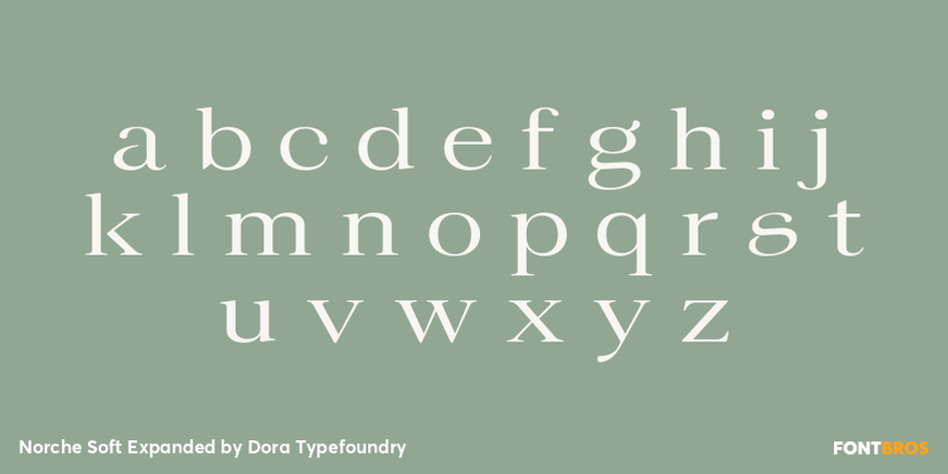 Norche Soft Expanded Font Poster #3