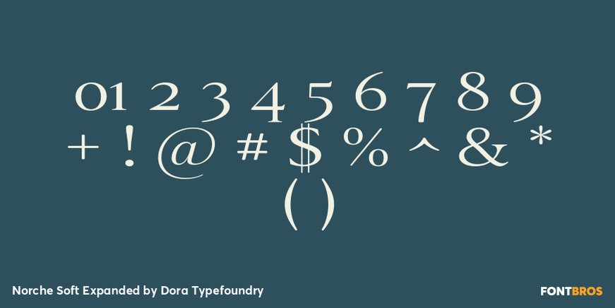 Norche Soft Expanded Font Poster #4