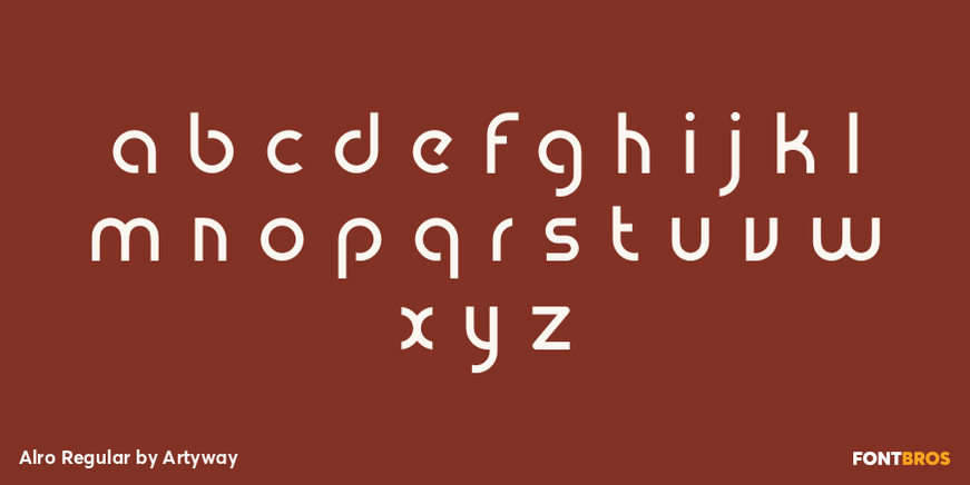 Alro Regular Font Poster #3