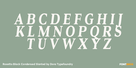 Roxetto Black Condensed Slanted Thumbnail #2