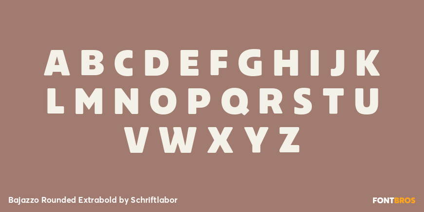 Bajazzo Rounded Extrabold Font Poster #2
