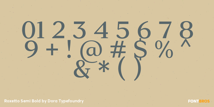 Roxetto Semi Bold Font Poster #4