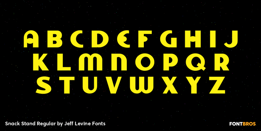 Snack Stand Regular Font Poster #3