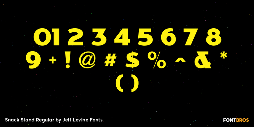 Snack Stand Regular Font Poster #4