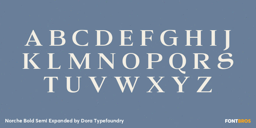 Norche Bold Semi Expanded Font Poster #2