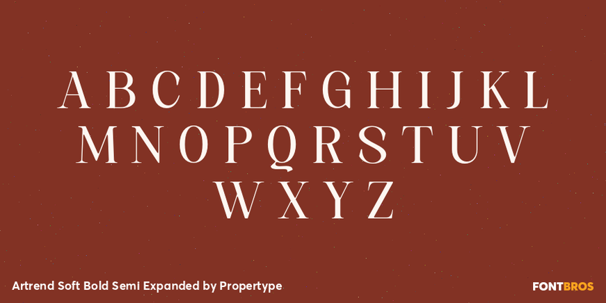 Artrend Soft Bold Semi Expanded Font Poster #2