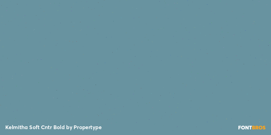Kelmitha Soft Contrast Bold Font Poster #2