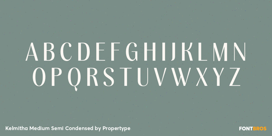 Kelmitha Medium Semi Condensed Font Poster #2