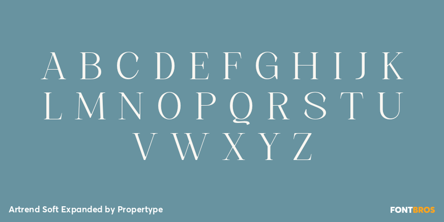 Artrend Soft Expanded Font Poster #2
